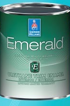 Sherman Williams Emerald eurethane trim enamel paint ensures a durable and highest quality finish . CRS kitchen cabinet painters uses this product when professionally spray painting your cabinets.